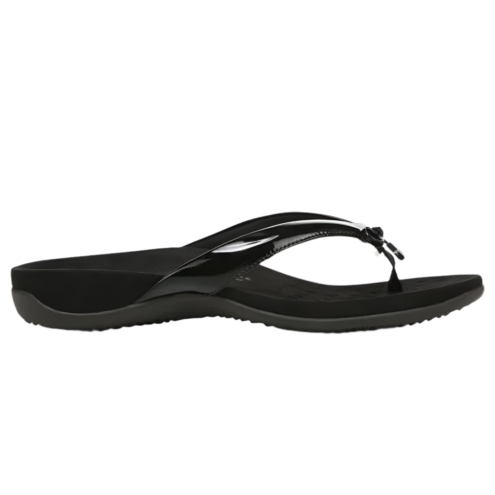 Dark Slate Gray Vionic Women's Bella Toe Post Sandal Black
