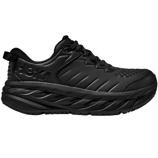 Black Hoka Women's Bondi Slip Resistant Black / Black Wide