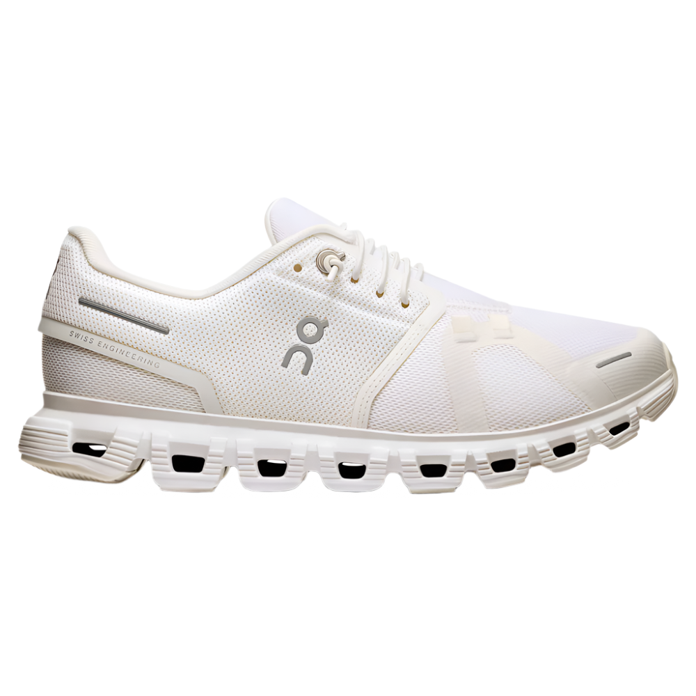 Light Gray On Running Women's Cloud 6 White / White