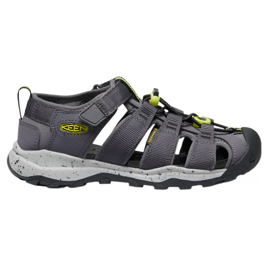 Dark Slate Gray Keen Grade School Boys Newport NEO H2 Sandal Rabbit / Evening Primrose
