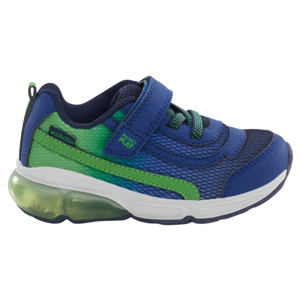 Dark Slate Gray Stride Rite Toddler Boys M2P Surge Bounce Light-Up Velcro Sneaker Blue Multi