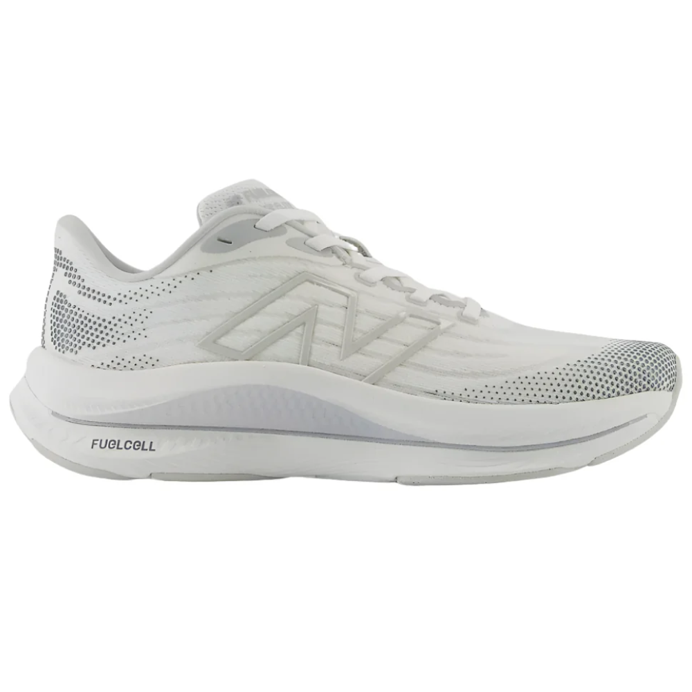 Gray New Balance Women's FuelCell Walker Elite White