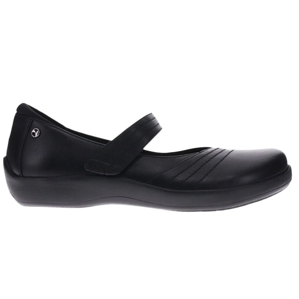 Dark Slate Gray Revere Women's Timaru Bunion Friendly Mary Jane Velcro Black