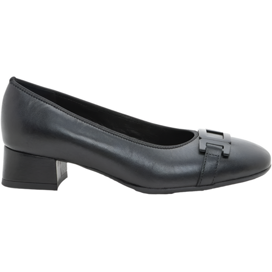 Dark Slate Gray Ara Women's Gallant 2 Black Calf Leather
