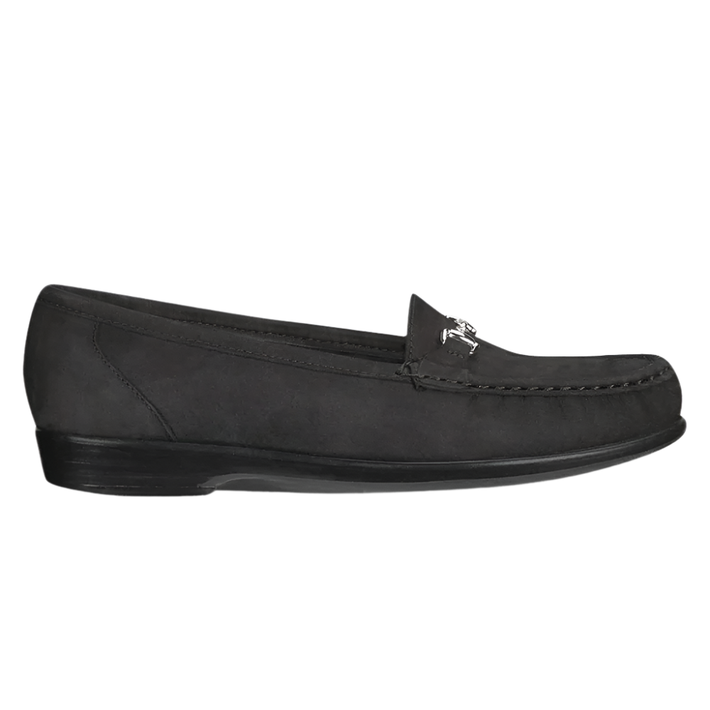 Sas Damen Metro Slip-on Charcoal Nubuck