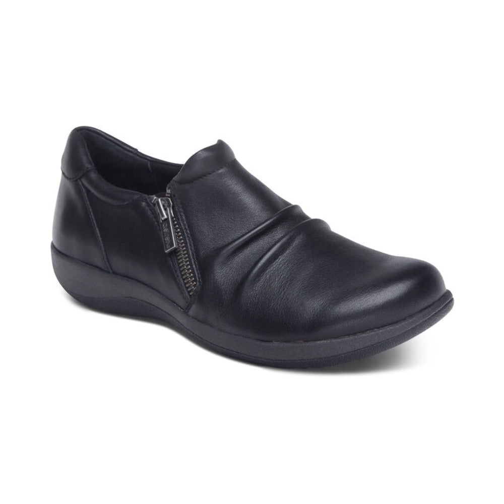 Dark Slate Gray Aetrex Women's Katie Monk Black