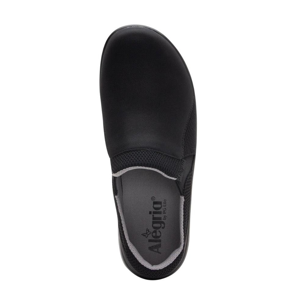 Dark Slate Gray Alegria Women's Duette Slip On Shoe Black Wide