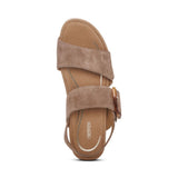 Aetrex Women's Ashley Arch Support Wedge Sandal Taupe