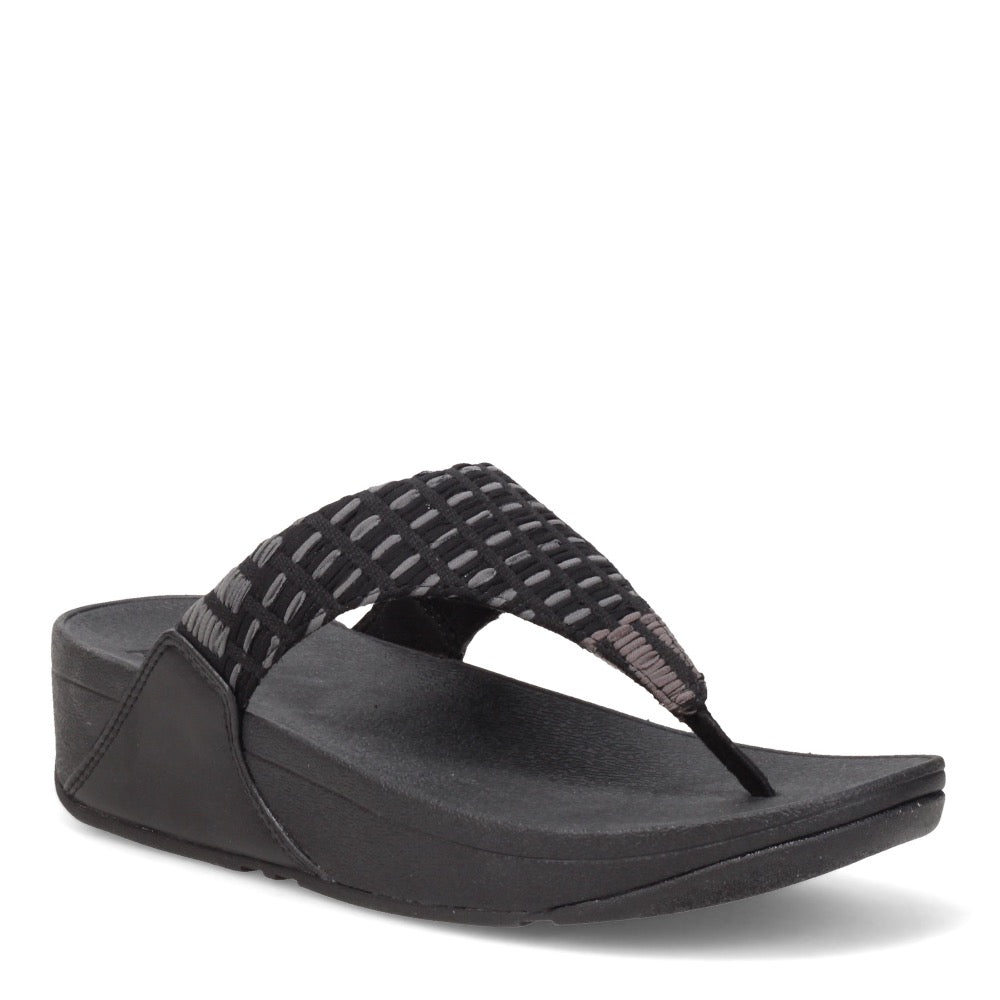 Dark Slate Gray FitFlop Women's Lulu Art Denim Black