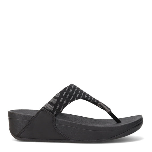 Dark Slate Gray FitFlop Women's Lulu Art Denim Black