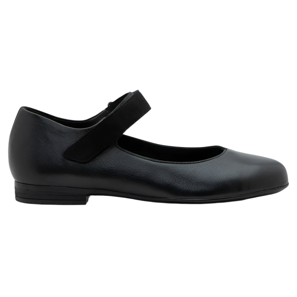 Ara Women's Sienna Mary Jane Flat Black Calf / Suede Comfort Shoe Shop Ara Women's Sienna Mary Jane Flat Black Calf / Suede Comfort Shoe Shop