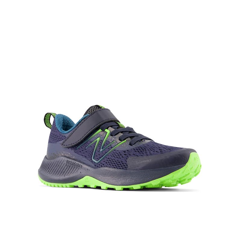 Dark Slate Gray New Balance Little Boys DynaSoft Nitrel v5 Velcro Natural Indigo