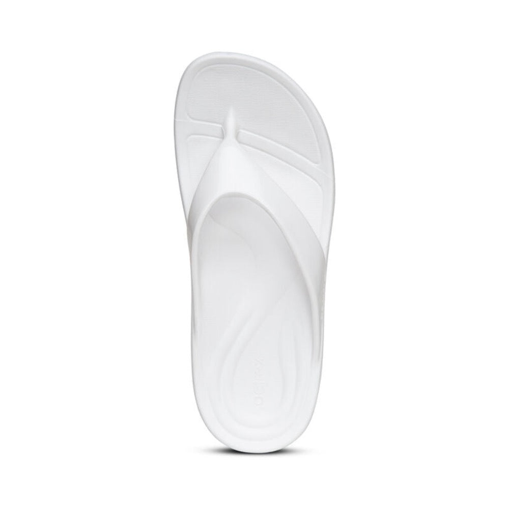 Lavender Aetrex Women's Maui Flips White