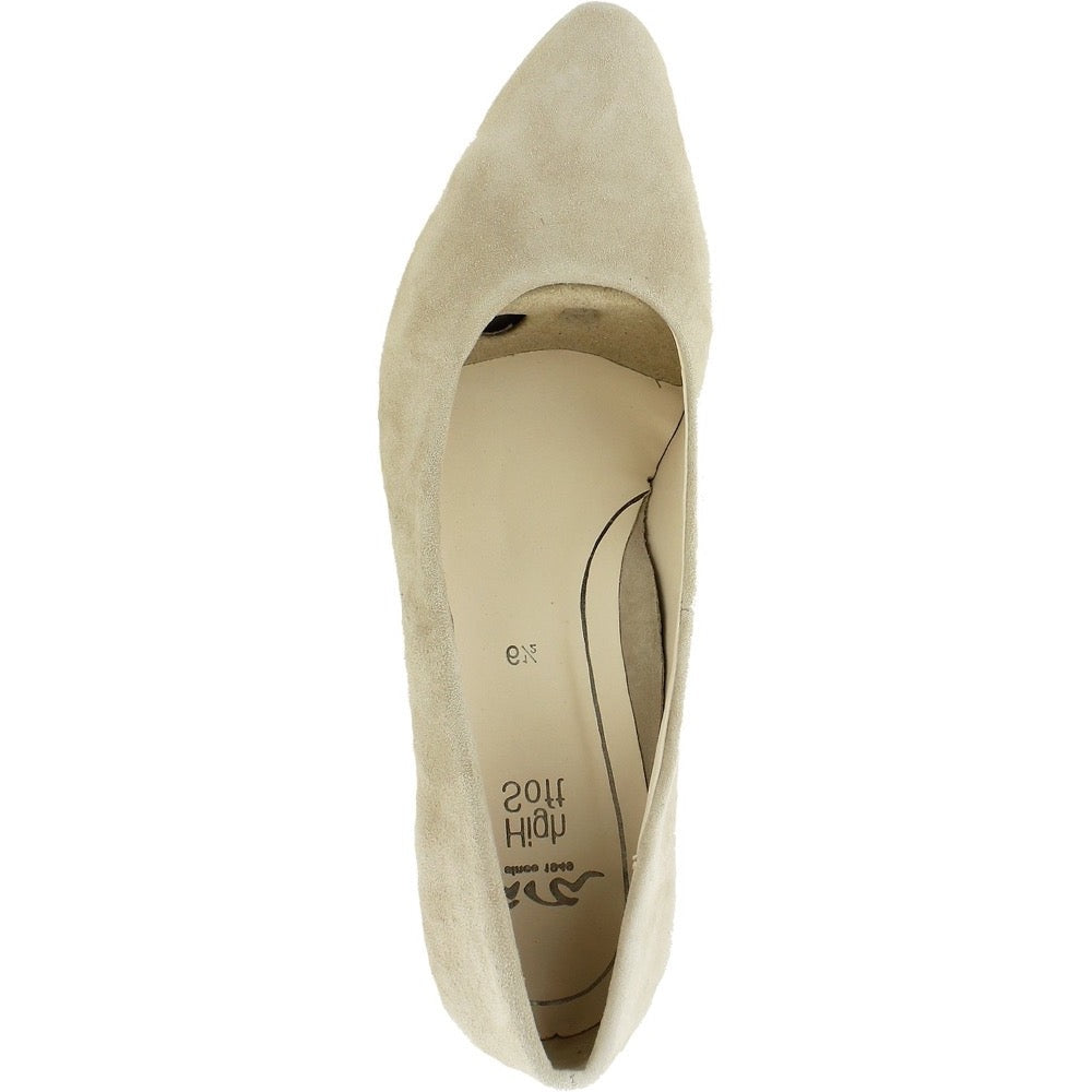 Tan Ara Women's Lichfield High Heel Pump Sand Perlacalf