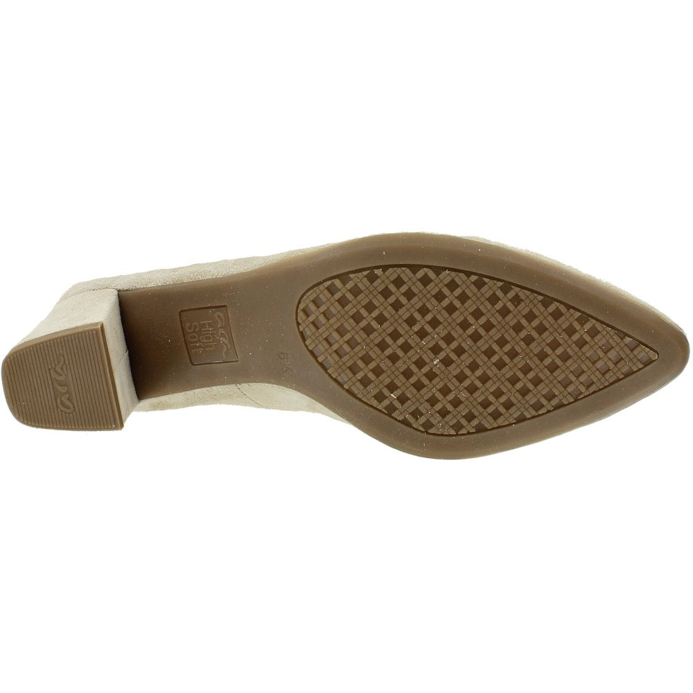 Dark Olive Green Ara Women's Lichfield High Heel Pump Sand Perlacalf