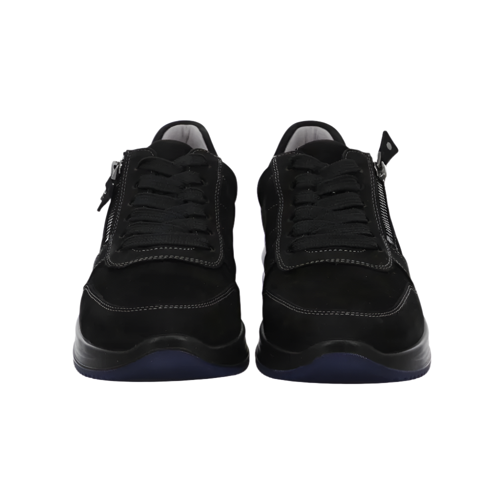 Black Ara Women's Osaka Sneaker Onyx Black Nubuck