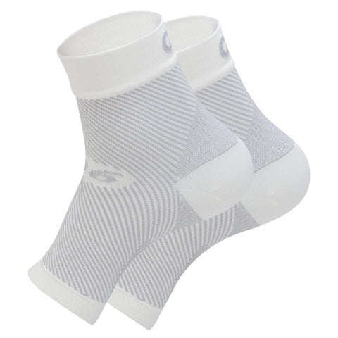 Light Gray OS1st Unisex Performance Foot Ortho Sleeve For Plantar Fasciitis White