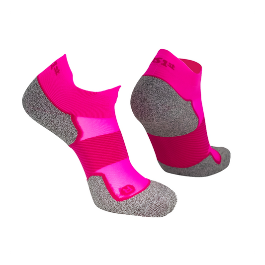 Maroon OS1st Unisex The Pickleball - No Show Sock Pink Fusion