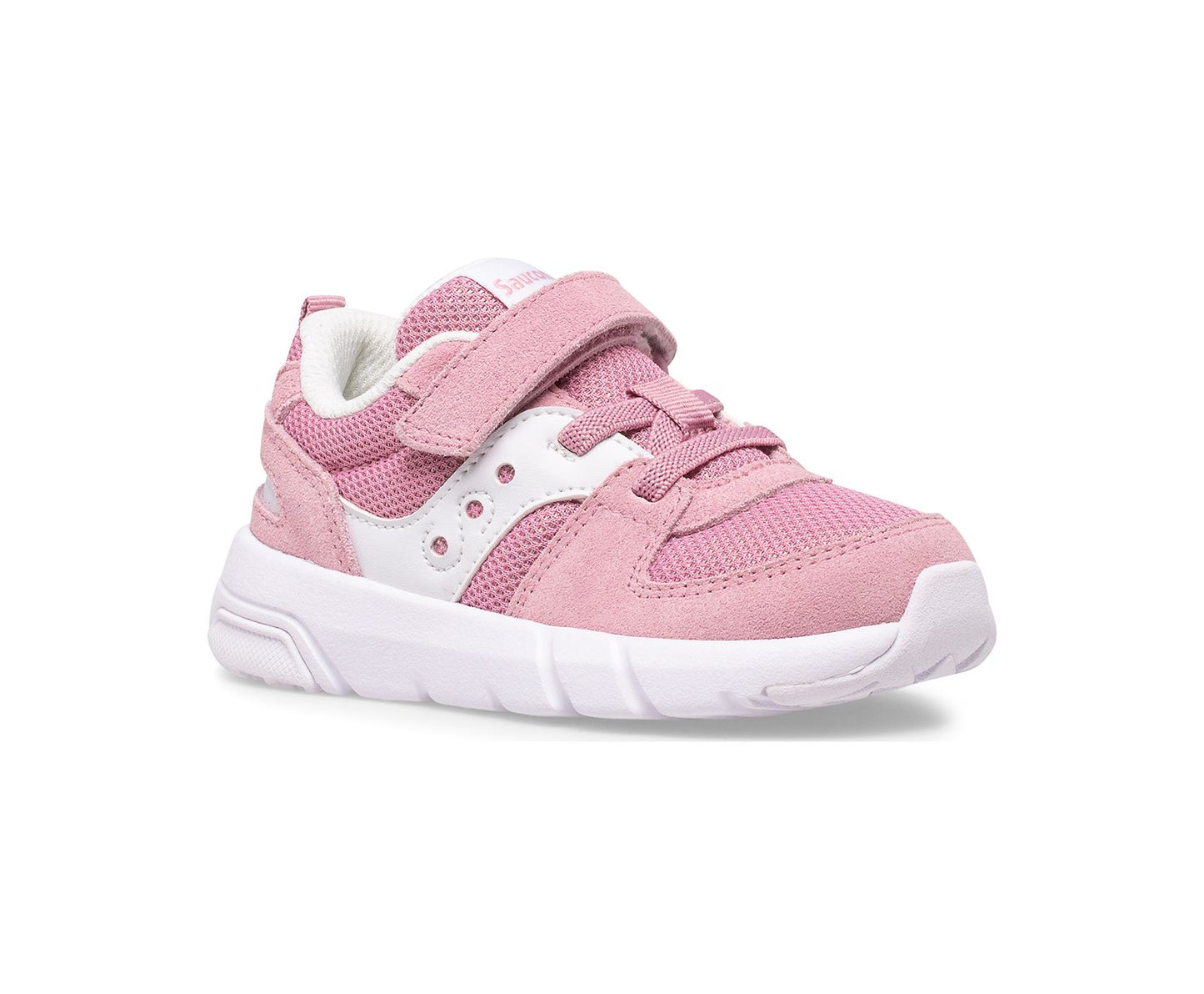 Thistle Saucony Toddler Girls Jazz Lite 2 Velcro Sneaker Blush