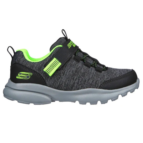 Dark Slate Gray Skechers Boys Razor Flex - Hydro-Rush Hook and Loop Black / Charcoal
