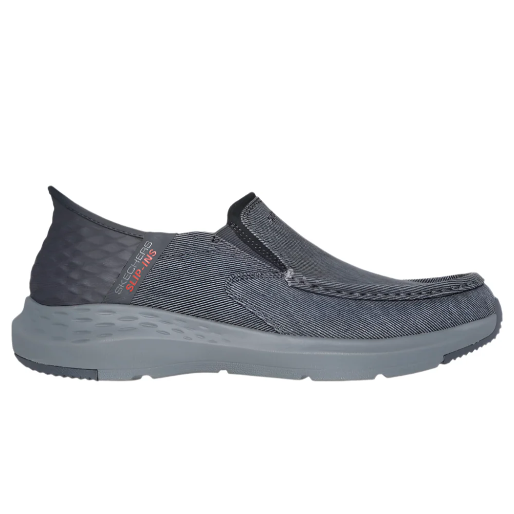 Dim Gray Skechers Men's Slip-Ons: Parson Dewitt Charcoal Extra Wide