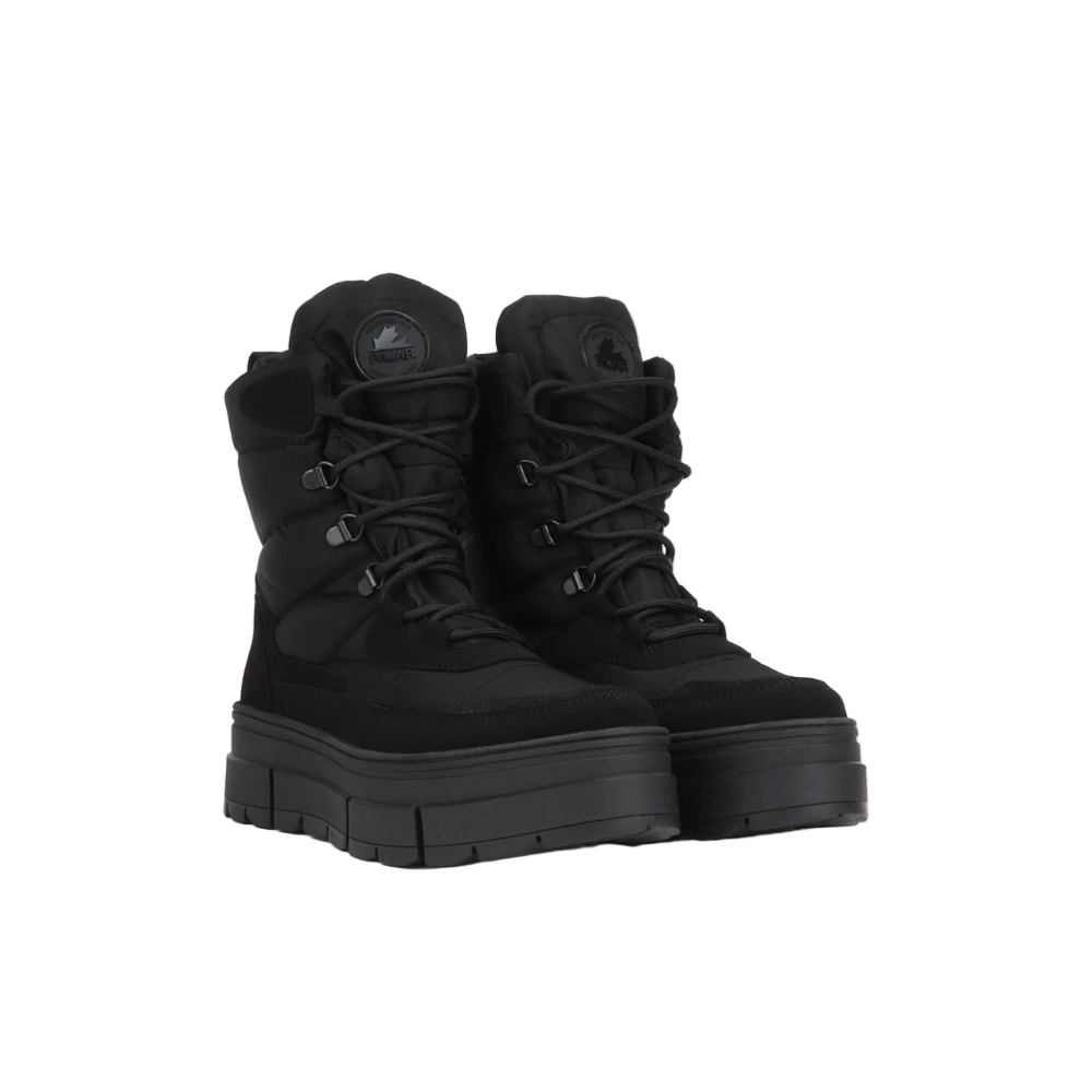 Dark Slate Gray Pajar Women's Harrow Lace Up Boot Black