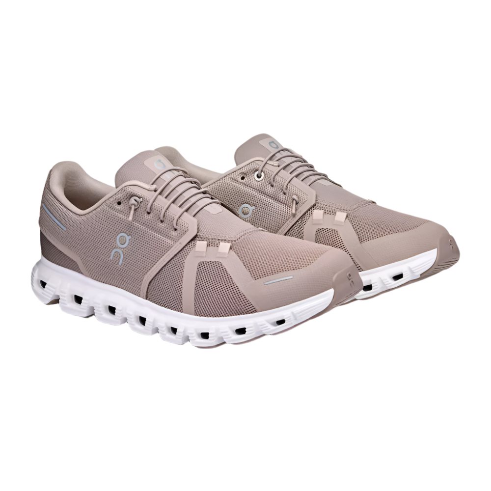 Rosy Brown On Running Men's Cloud 6 Fog / White