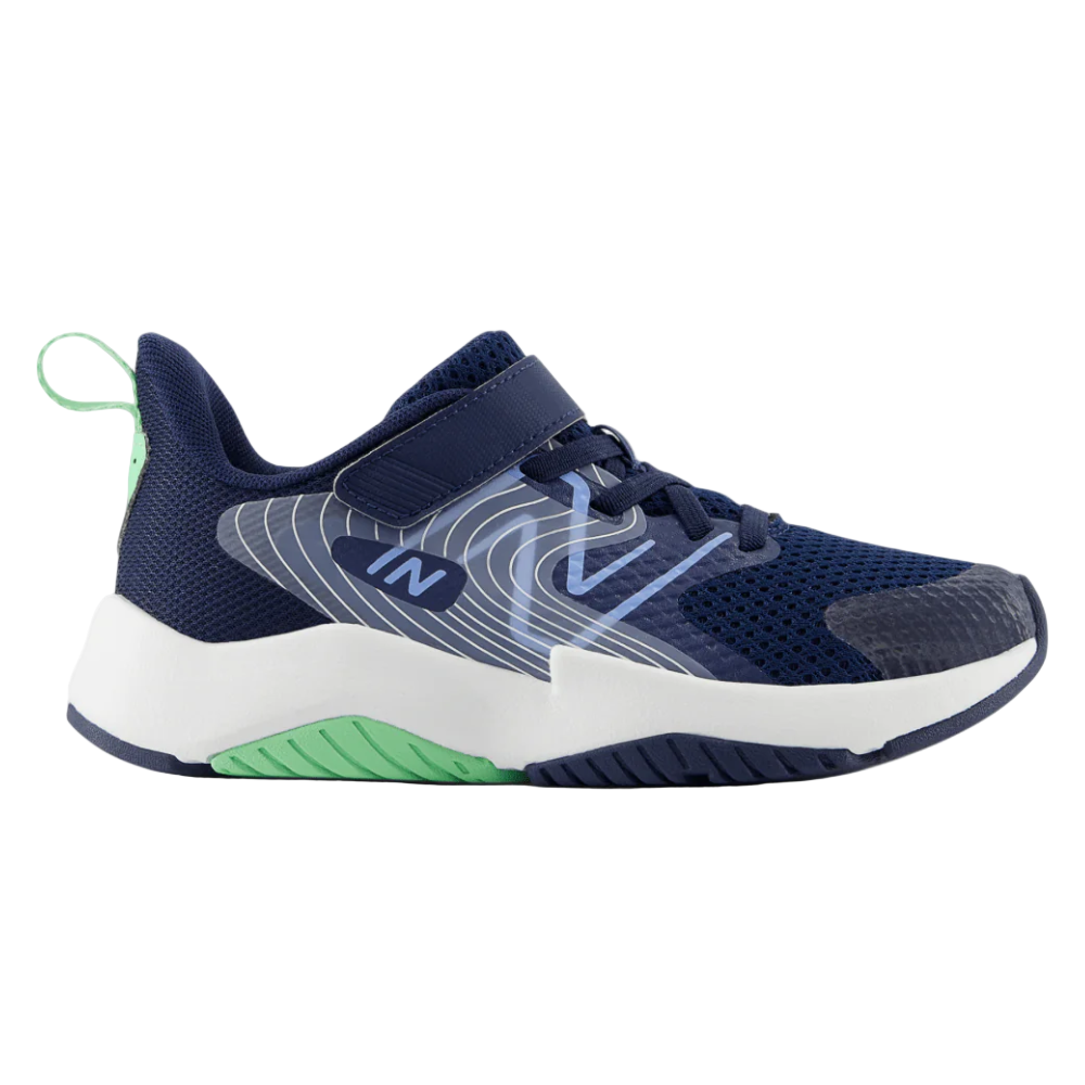 New Balance Boys Rave Run V2 Hook and Loop NB Navy