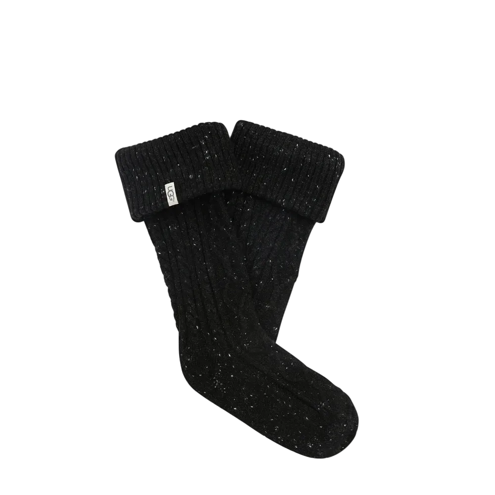 UGG Women's Shaye Tall Rainboot Sock Black
