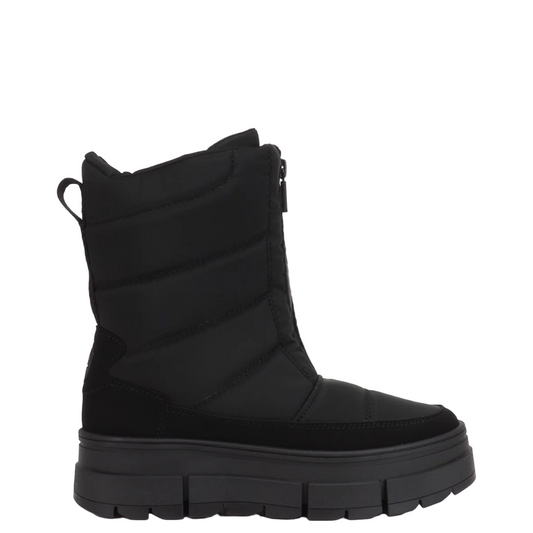 Dark Slate Gray Pajar Women's Helene Front Zip Boot Black