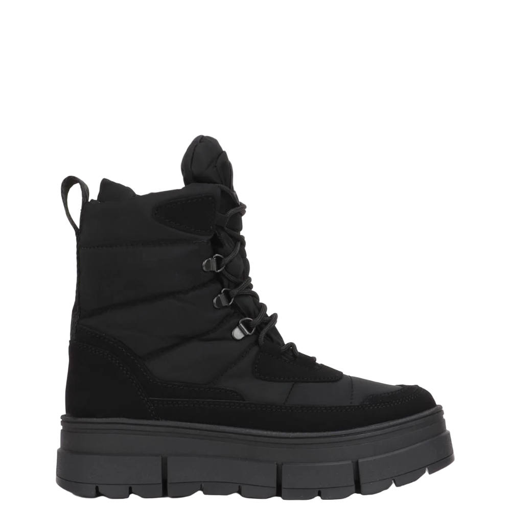 Dark Slate Gray Pajar Women's Harrow Lace Up Boot Black