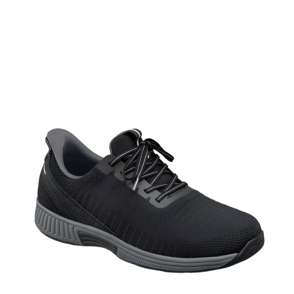 Dark Slate Gray Orthofeet Men's Yari Hands-Free Sneaker Black / Gray
