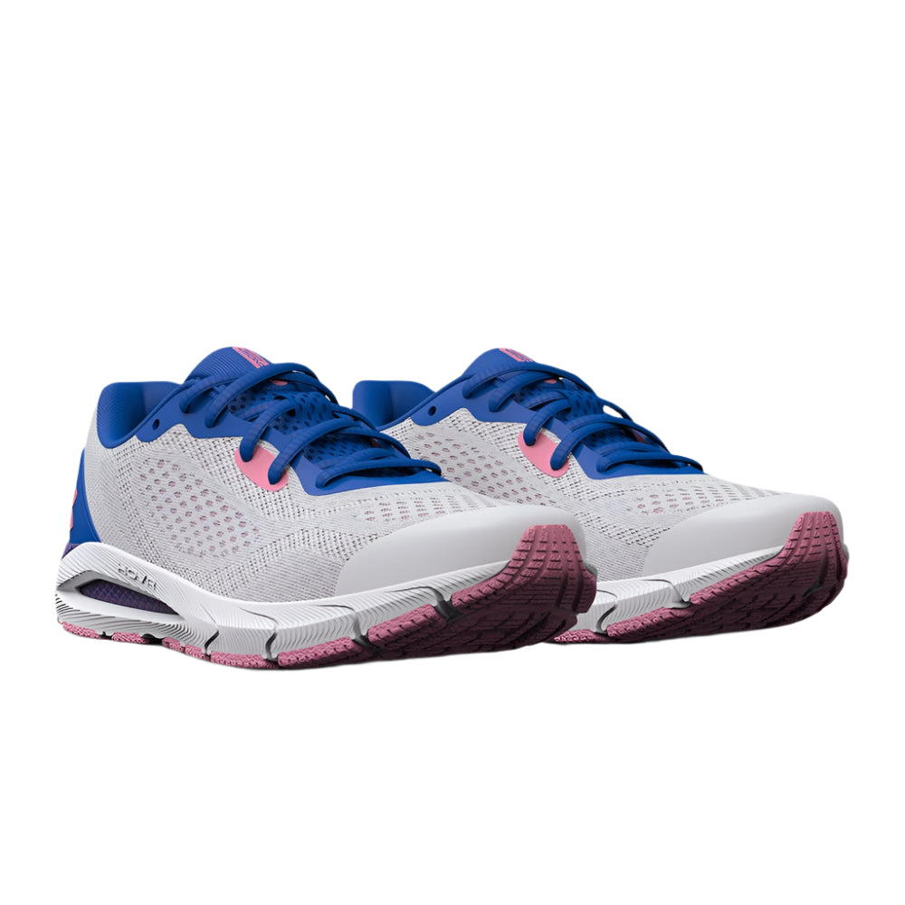 White Smoke Under Armour Girls HOVR Sonic 5 Halo Gray