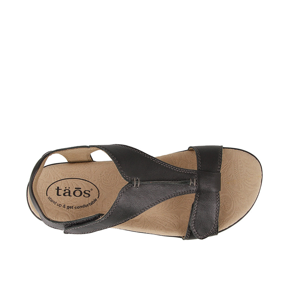 Dim Gray Taos Women's The Show Sandal Black