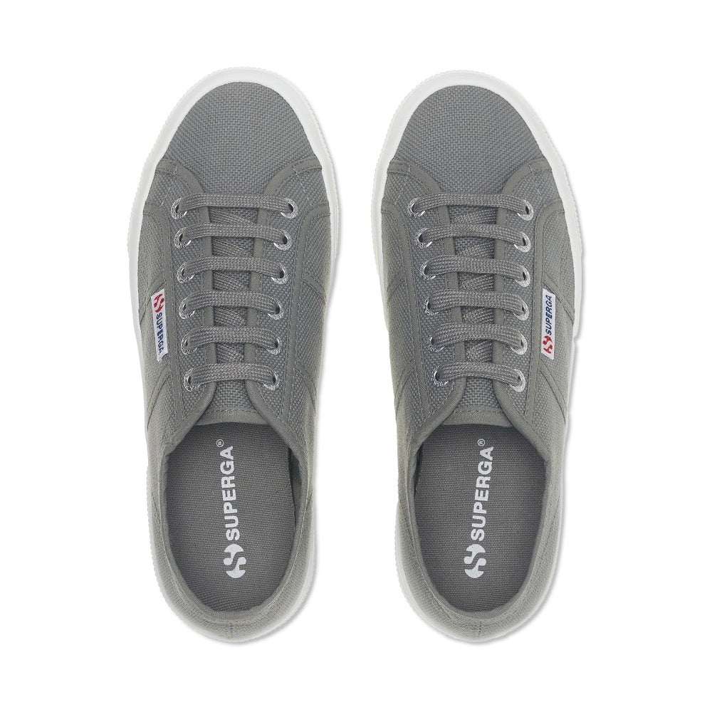 Dim Gray Superga Women's Platform Wedge Grey