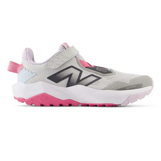 Light Gray New Balance Grade School Girls DynaSoft Nitrel V6 Grey Matter