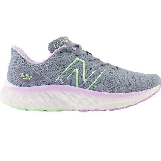 Gray New Balance Women's Fresh Foam X EVOZ v3 Arctic Grey