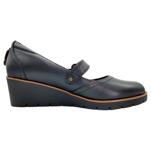 Dark Slate Gray Revere Women's Alicante Orthotic Mary Jane Black