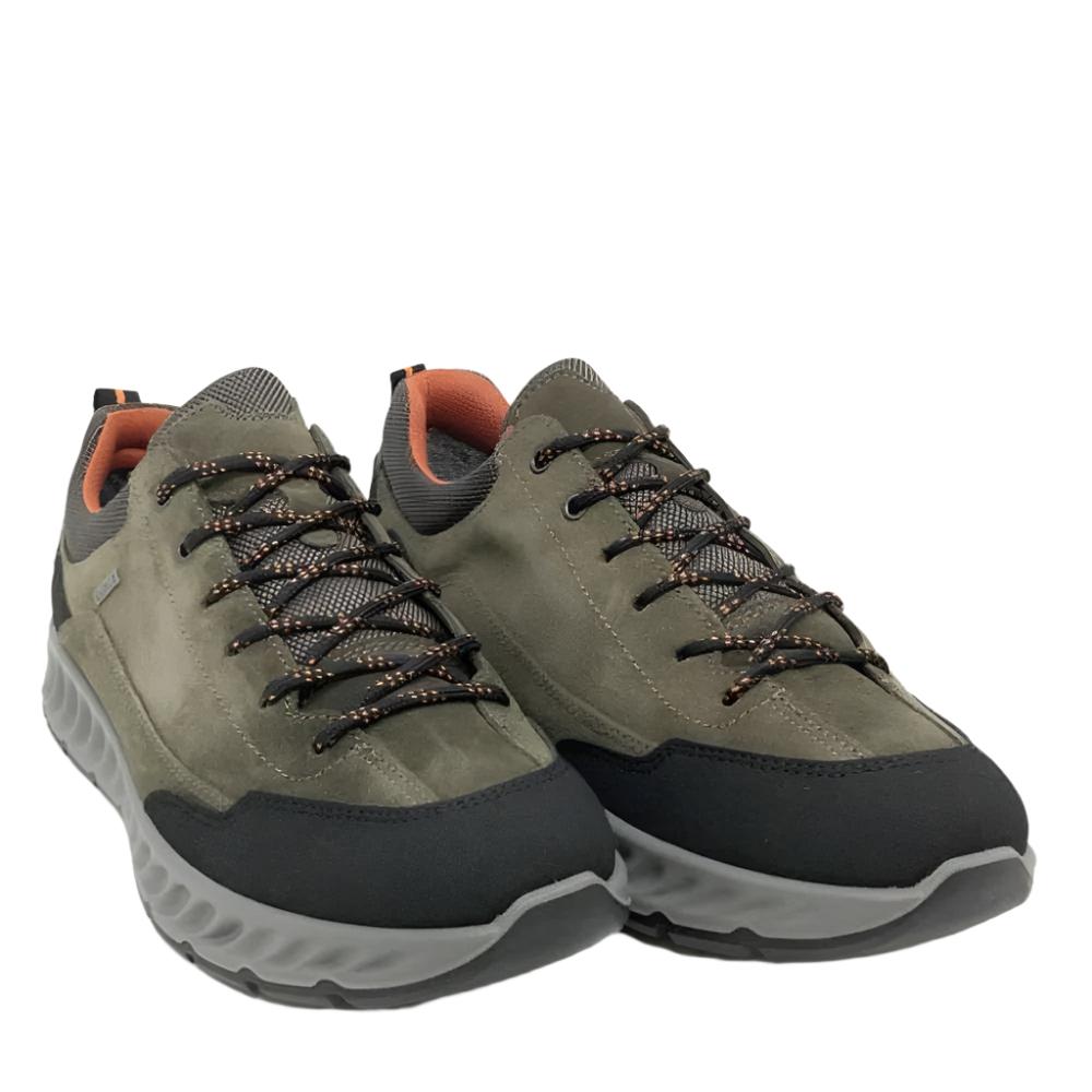Dim Gray Ara Men's Pietro GORE-TEX Lace-Up Hiker Black / Salvia / Nubuck / Suede / Cordura
