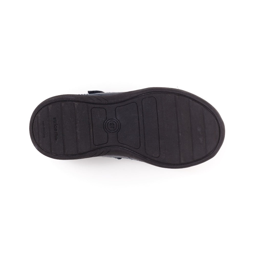 Dark Slate Gray Stride Rite Little Girls Claire Mary Jane Velcro Navy