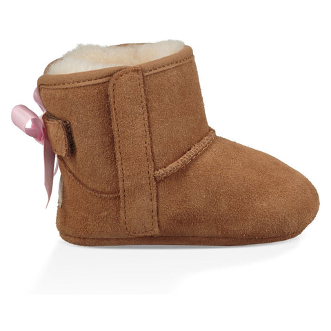 Ugg Infant Girls Jesse Bow II Suede Velcro Boot