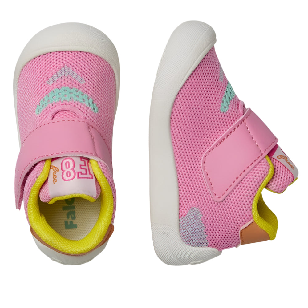 Rosy Brown Naturino Baby/Infant Girls Falcotto Free First Steps White / Pink