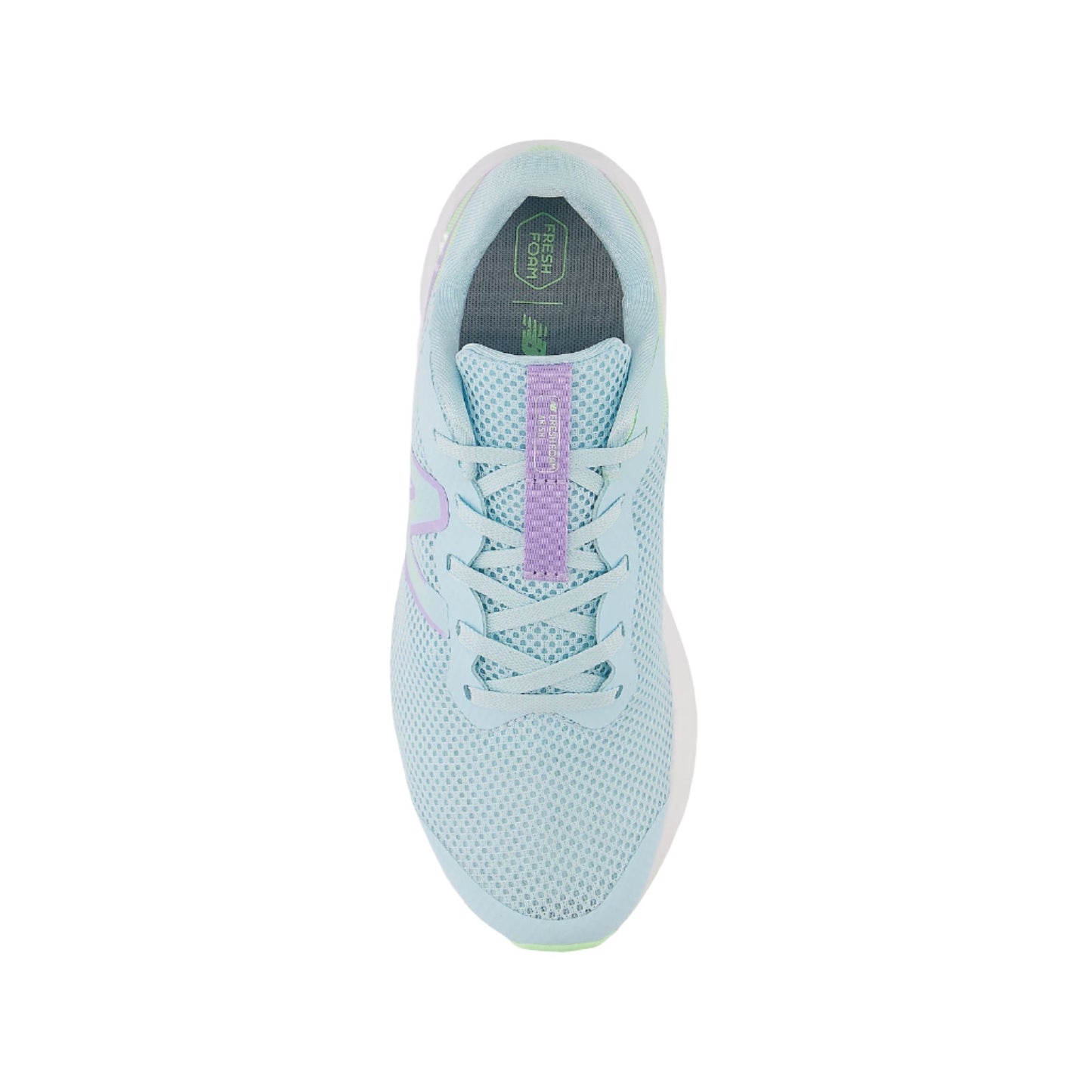 White Smoke New Balance Big Girls Fresh Foam Arishi v4 Blue