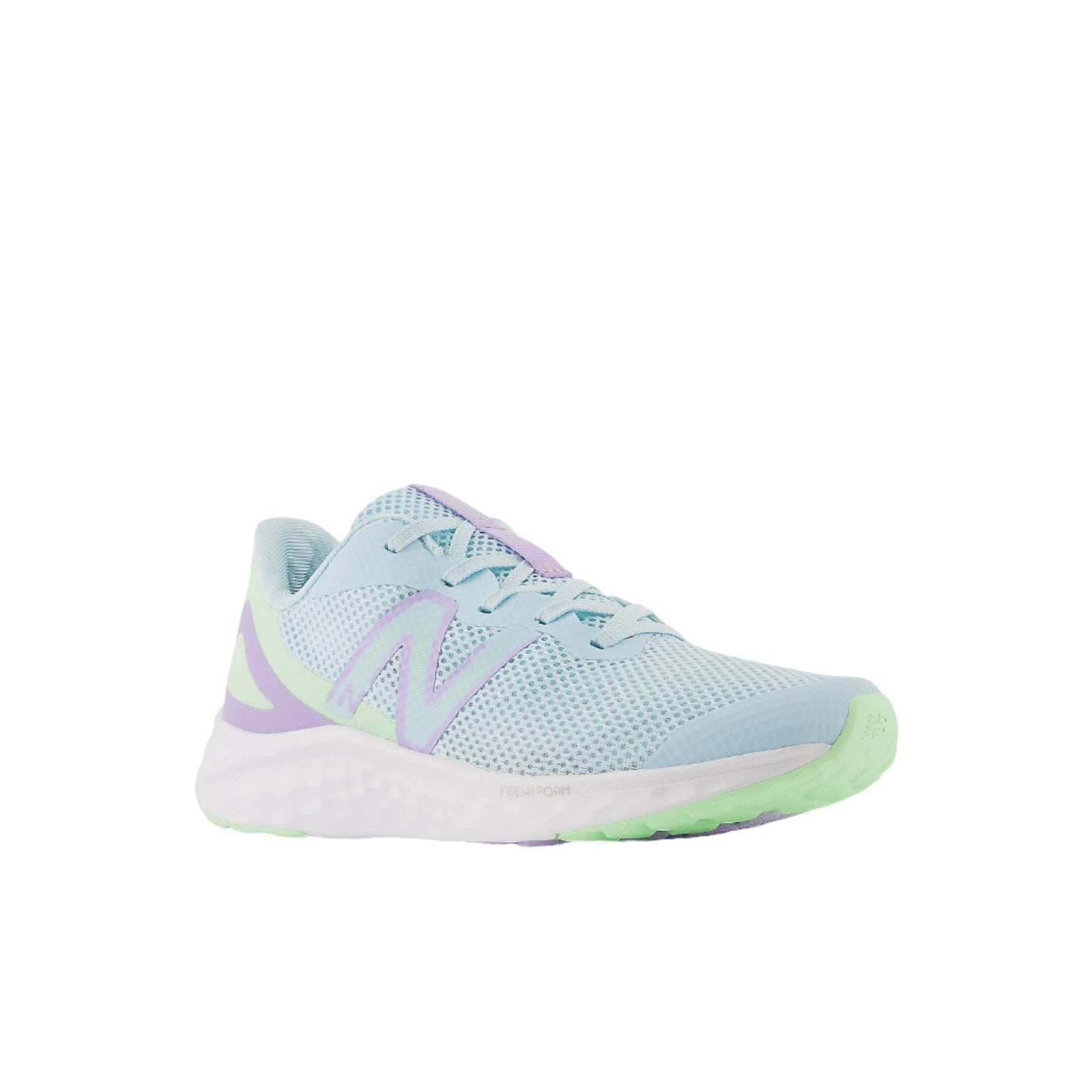 White Smoke New Balance Big Girls Fresh Foam Arishi v4 Blue