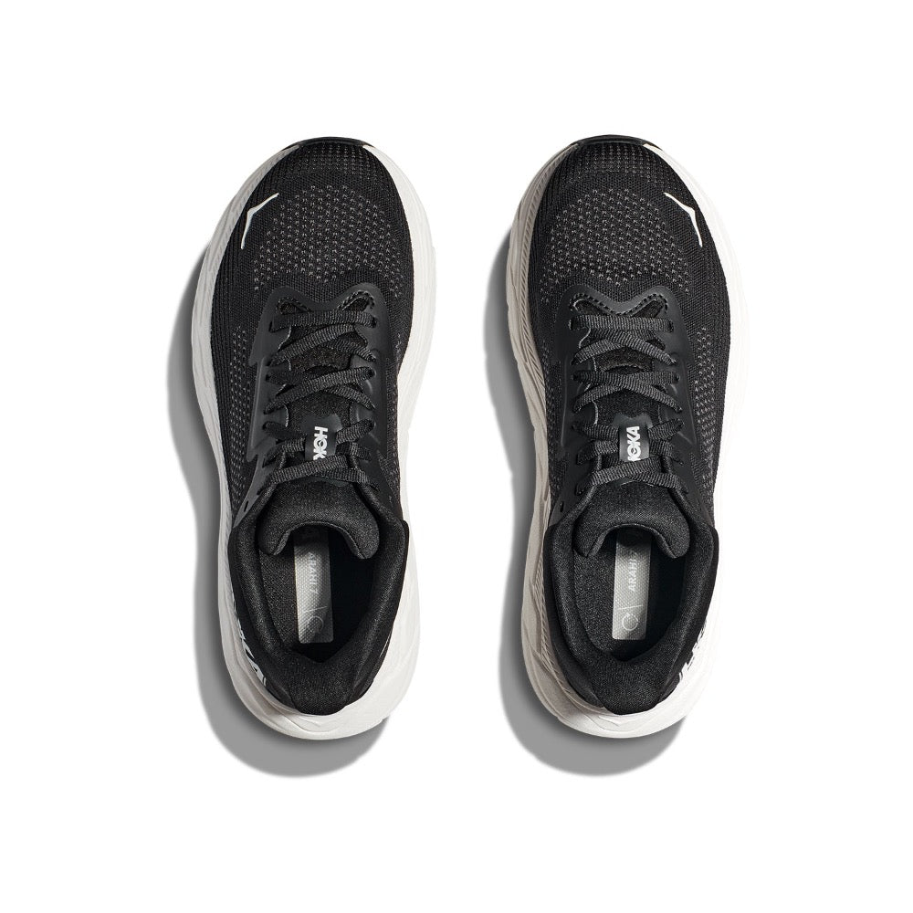Dark Slate Gray Hoka Women's Arahi 7 Black / White