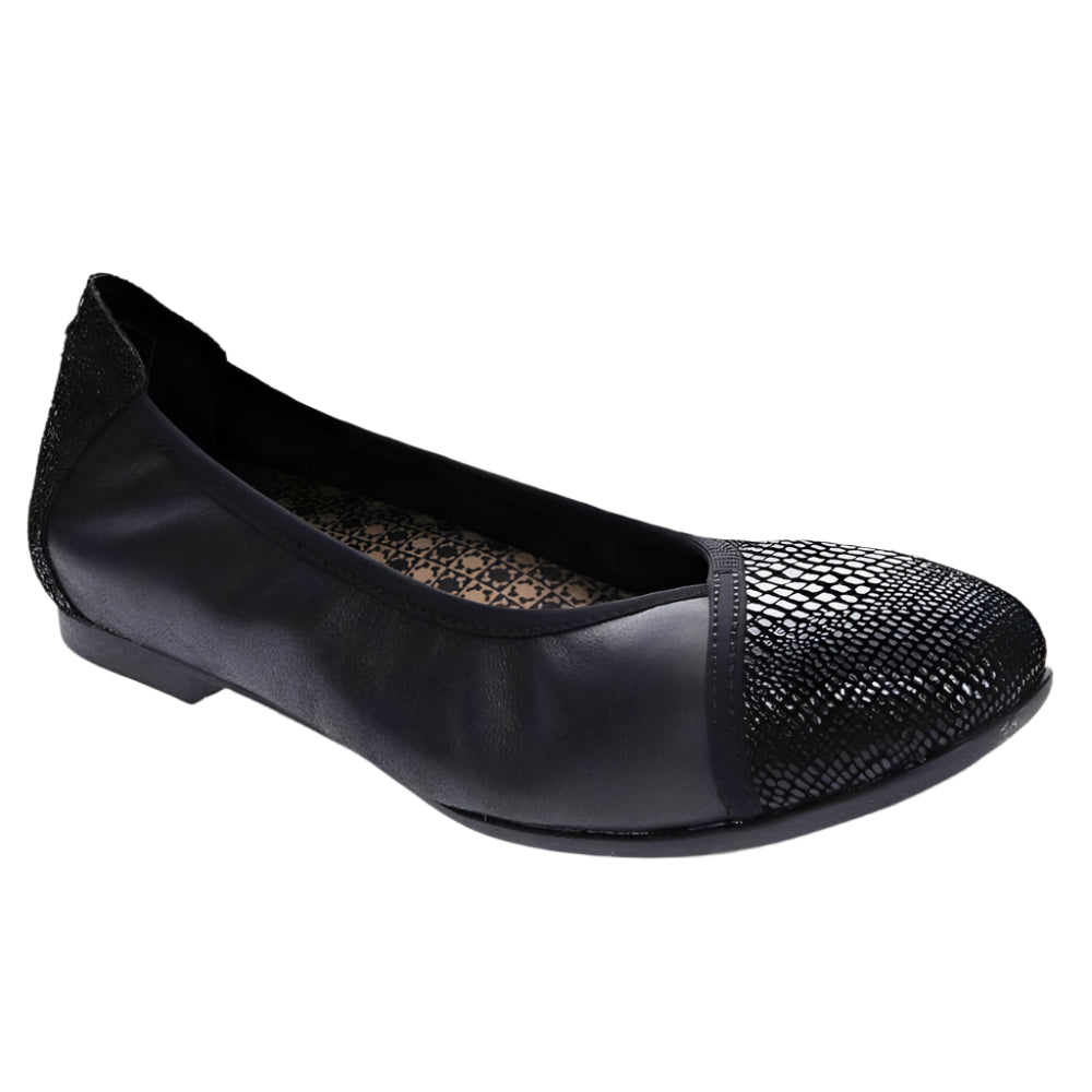 Black Revere Women's Nairobi Ballet Black Lizard