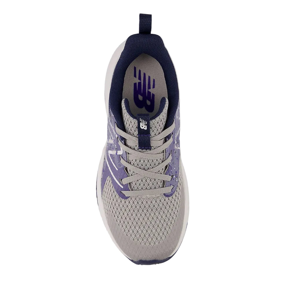 White Smoke New Balance Boys Rave Run v2 Raincloud