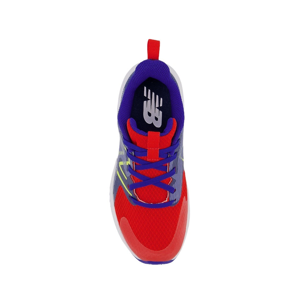 White Smoke New Balance Little Boys Rave Run v2 Neo Flame
