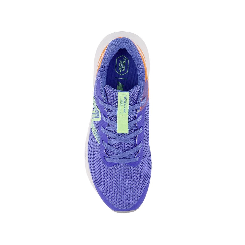 White Smoke New Balance Little Boys Fresh Foam Arishi v4 Bright Lapis