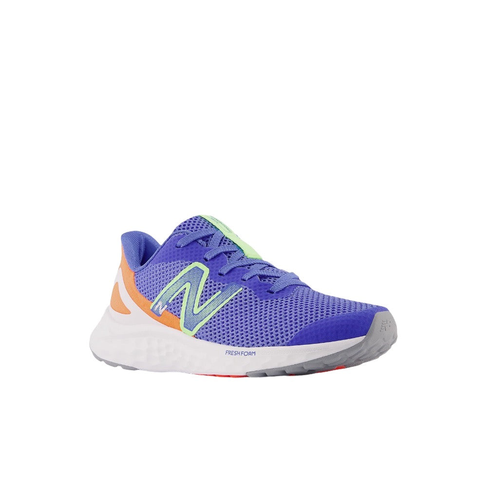 White Smoke New Balance Little Boys Fresh Foam Arishi v4 Bright Lapis